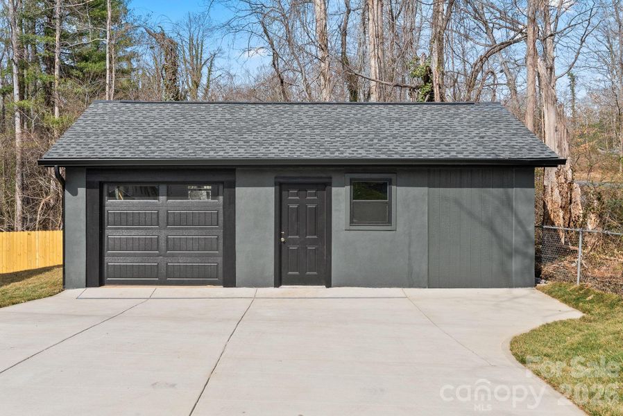 Front exterior of a new home in , Asheville, NC, highlighting curb appeal (Image 32).
