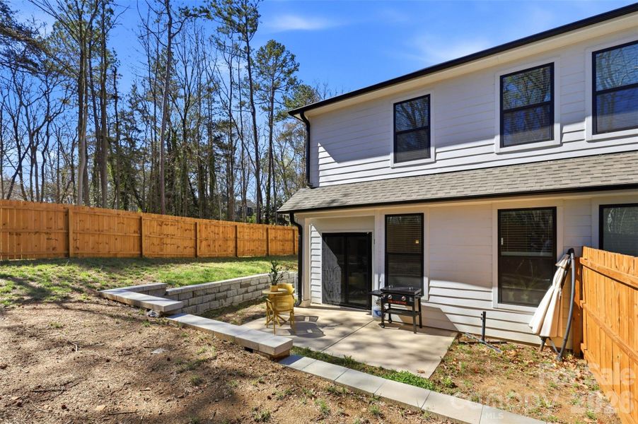 Exterior details and patio area of a home in , Charlotte (Image 25).