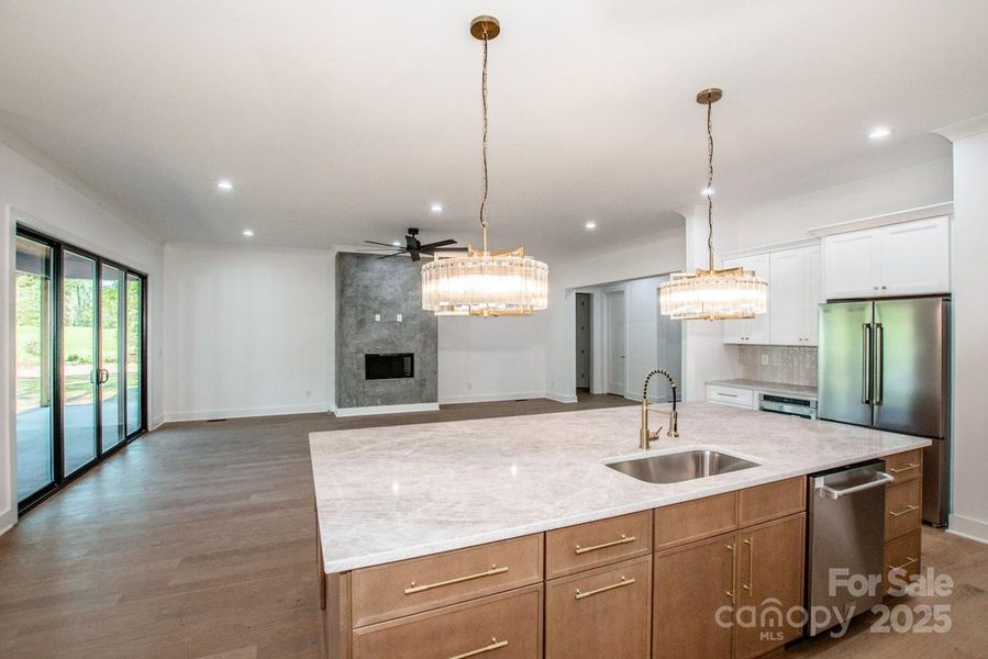 Furnished interior view inside a new home in , Statesville (Image 8).