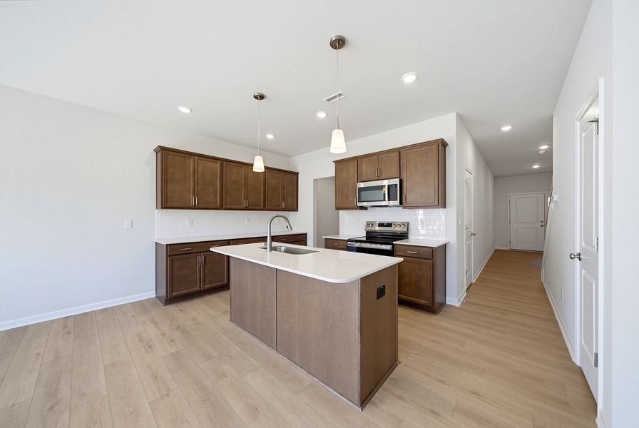 Furnished interior view inside a new home in Sweetbrier, Durham (Image 6).