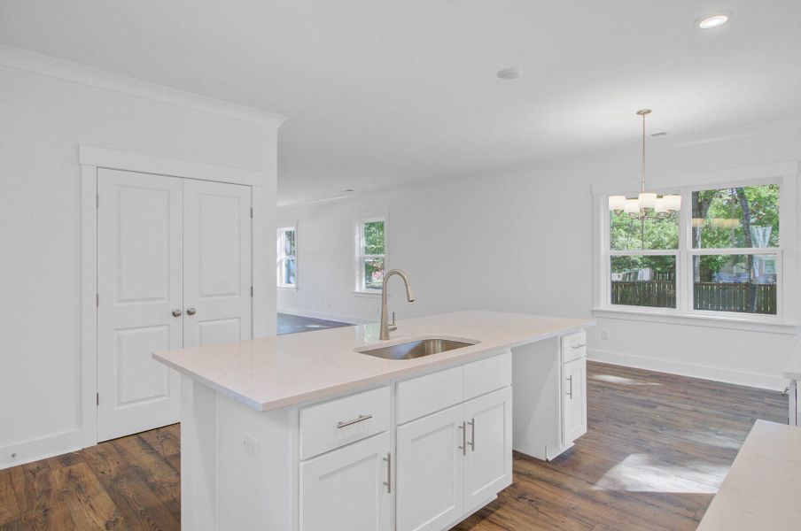 Furnished interior view inside a new home in , Charleston (Image 7).