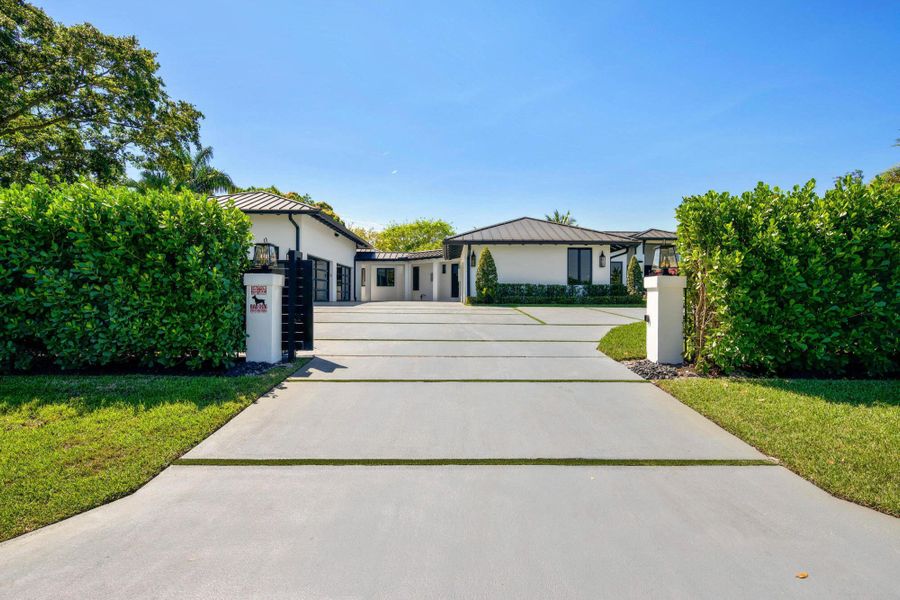 Electric Gates at Each Side of the Driveway