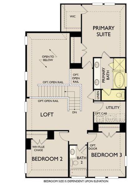 2D floor plan layout of this home in The Homestead at Lariat, Liberty Hill, TX (Image 4). 2D floor plan layout of this home in The Homestead at Lariat, Liberty Hill, TX (Image 4).
