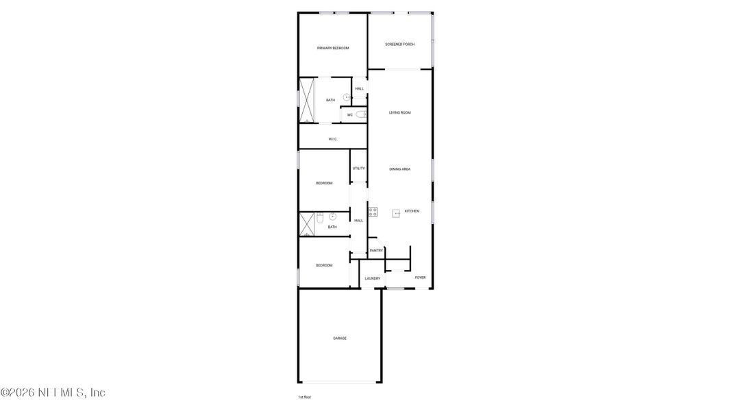 2D floor plan layout of this home in , St. Johns, FL (Image 5).