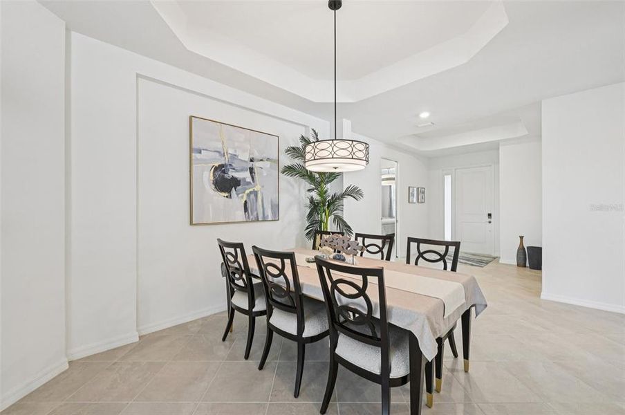 Furnished interior view inside a new home in , Venice (Image 44).