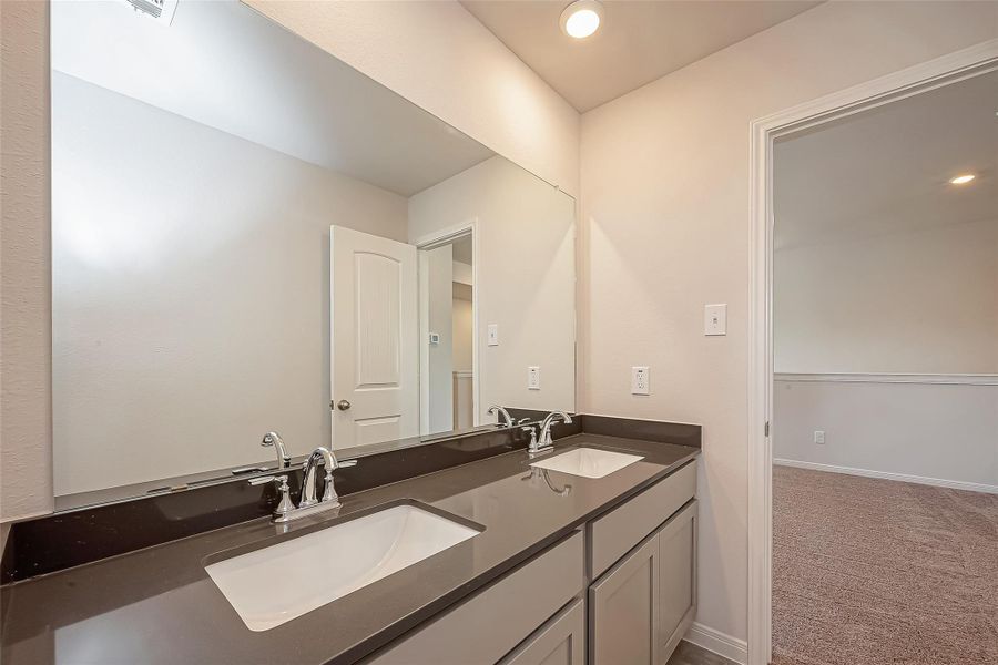 Furnished interior view inside a new home in Enclave At Dobbin, Magnolia (Image 5).