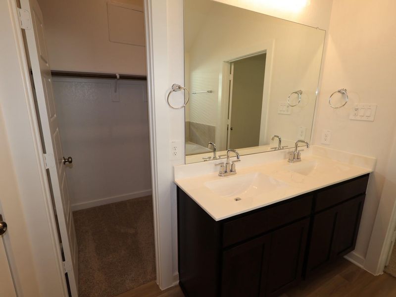 Furnished interior view inside a new home in Pinewood at Grand Texas, New Caney (Image 9).