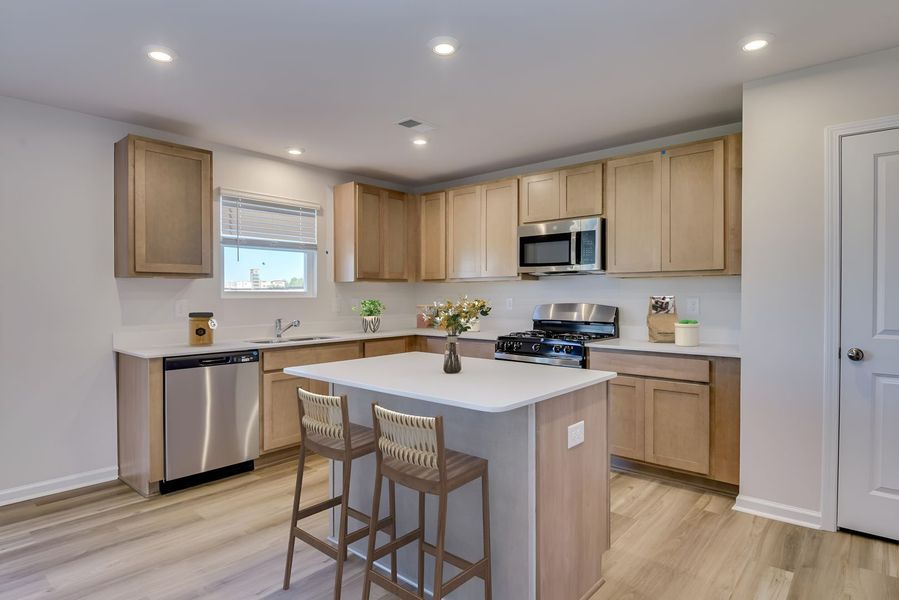 Furnished interior view inside a new home in Essence at Victorywoods Village, Columbia (Image 12).