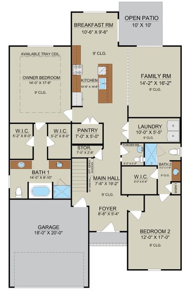 Harbor II – First Floor with Optional Kitchen & Laundry | Ernest Homes Harbor II – First Floor with Optional Kitchen & Laundry | Ernest Homes