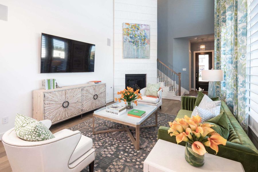 Representative Family Room - some options shown