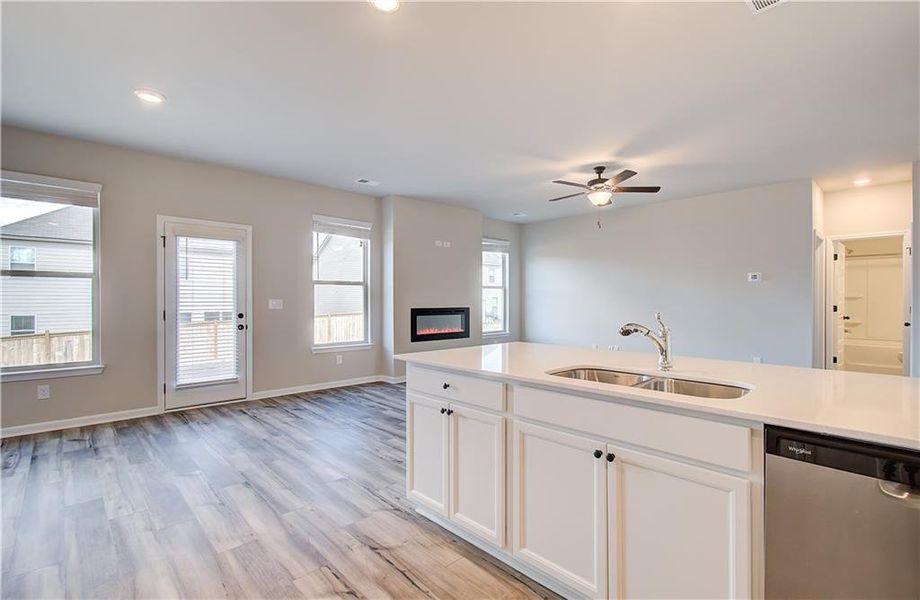 Furnished interior view inside a new home in Berkeley Lakes, Locust Grove (Image 8).