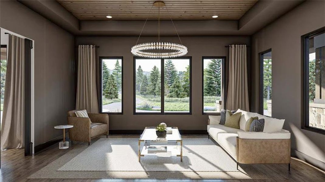 Furnished interior view inside a new home in , Acworth (Image 8).