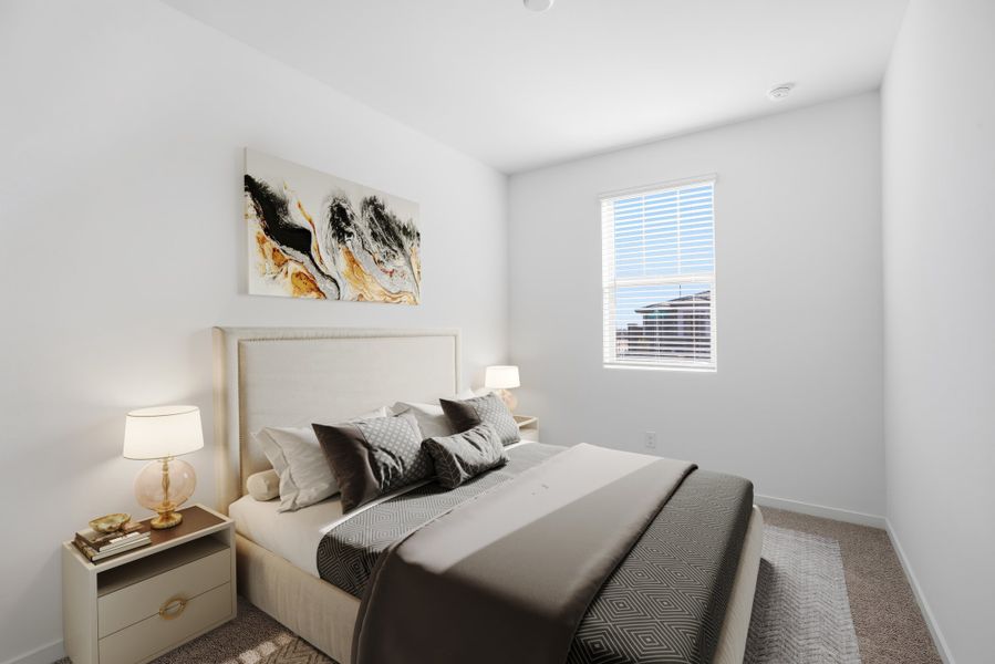 Furnished interior view inside a new home in Montana Vista - Highland, Buckeye (Image 16).