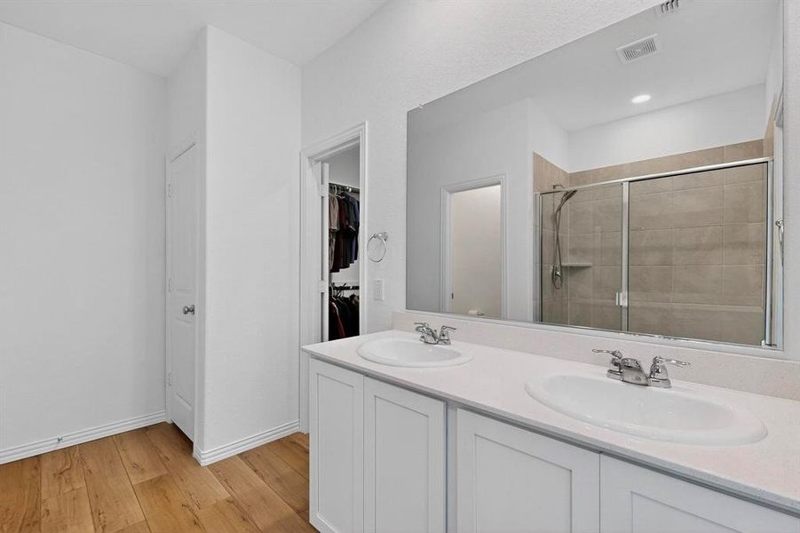 Furnished interior view inside a new home in , McKinney (Image 21).