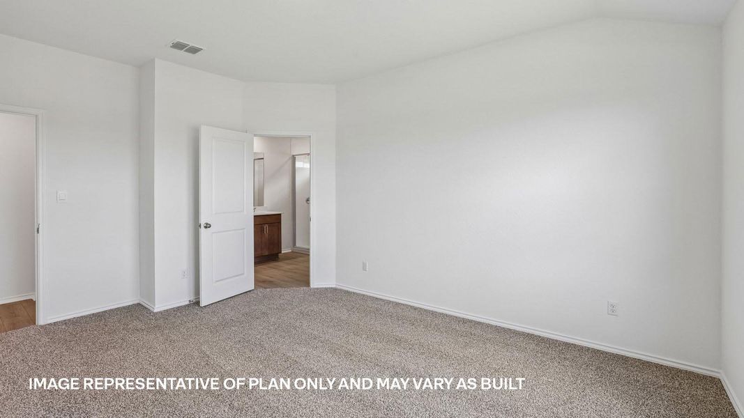 Representative unfurnished interior of a home built from the The Dalton by D.R. Horton in Valverde, Bastrop (Image 35).