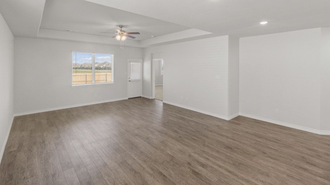 Dining and family room Dining and family room