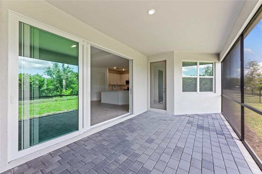 Exterior details and patio area of a home in Calusa Country Club, Lakewood Ranch (Image 2). Exterior details and patio area of a home in Calusa Country Club, Lakewood Ranch (Image 2).