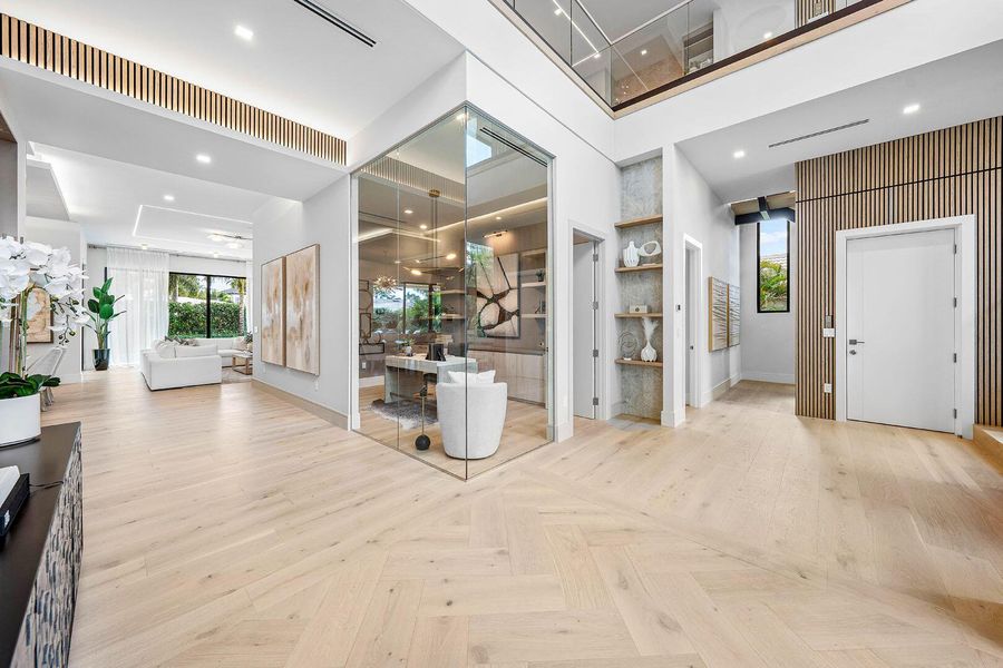 Furnished interior view inside a new home in , Boca Raton (Image 52).