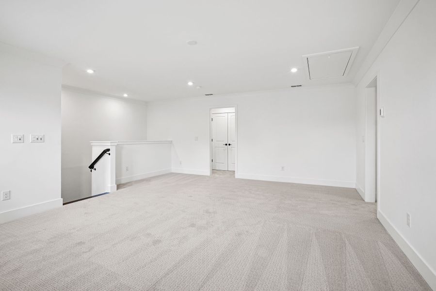 Representative unfurnished interior of a home built from the Shetland by Pulte Homes in Parkside Crossing, Charlotte (Image 24). Representative unfurnished interior of a home built from the Shetland by Pulte Homes in Parkside Crossing, Charlotte (Image 24).