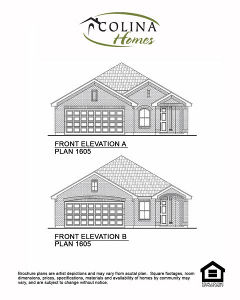 Exterior rendering of this home design in Cypress Green, Hockley, TX (Image 5).