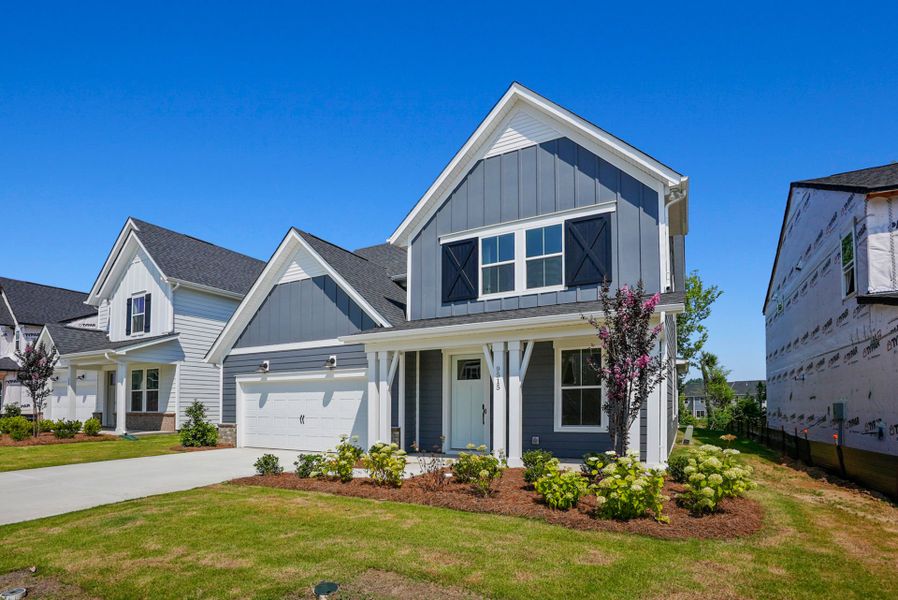 Representative exterior photo of a completed home built from the Billander by Pulte Homes in Cannon Run, Concord, NC (Image 22).