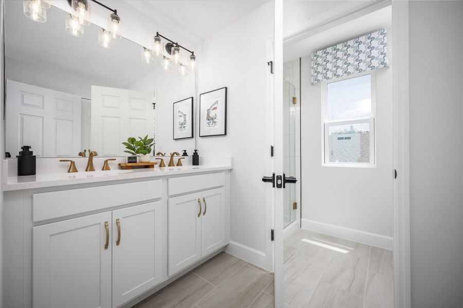 Representative furnished interior of a home built from the Exbury by Landsea Homes in Trinity Gardens, Deland (Image 21).