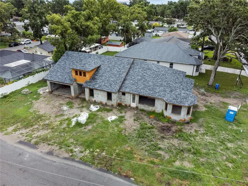 In-progress construction of a new home in , Tampa, FL (Image 3).