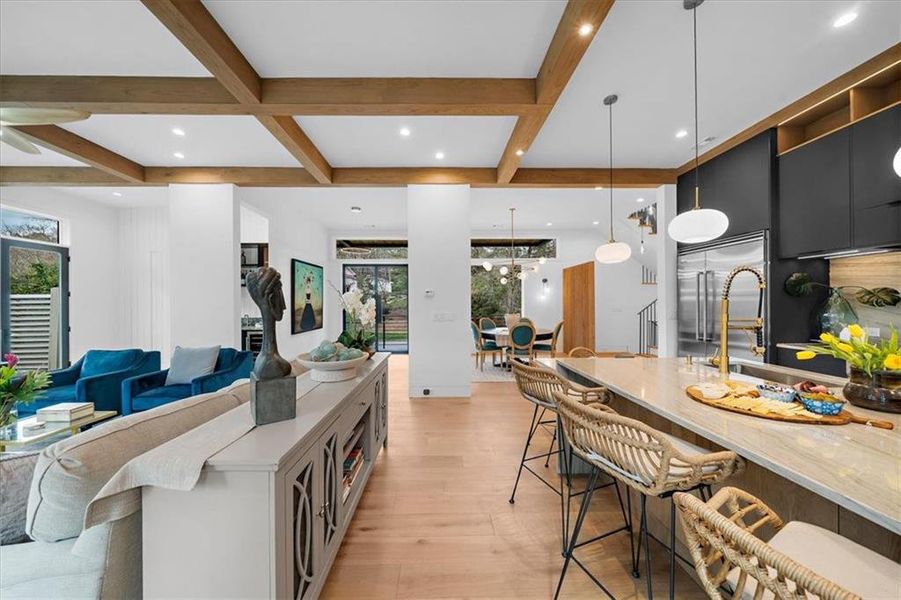 Furnished interior view inside a new home in , Atlanta (Image 54).