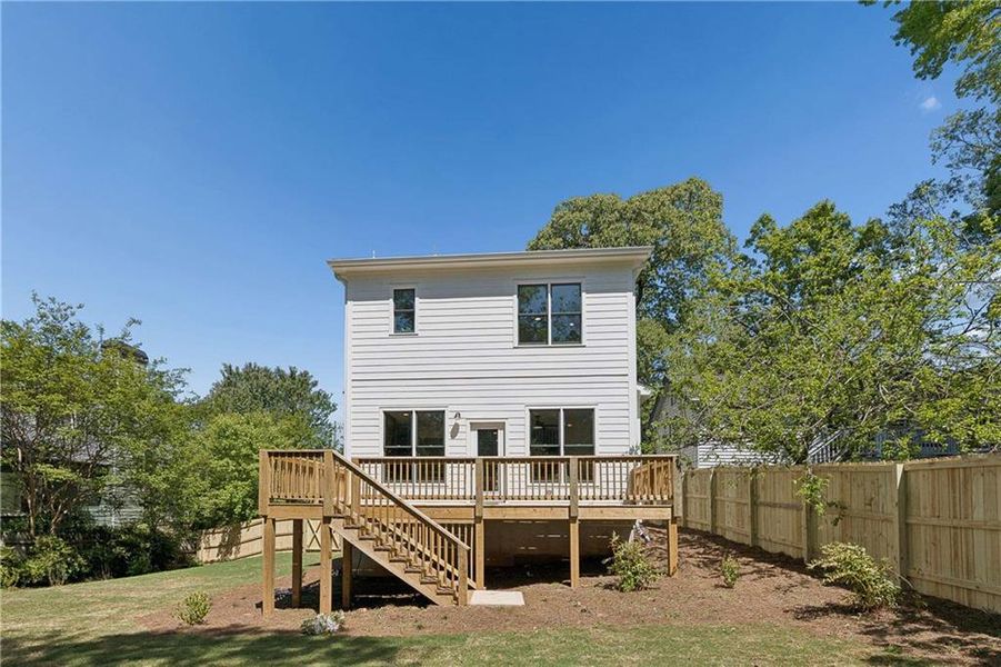 Exterior details and patio area of a home in , Atlanta (Image 35). Exterior details and patio area of a home in , Atlanta (Image 35).