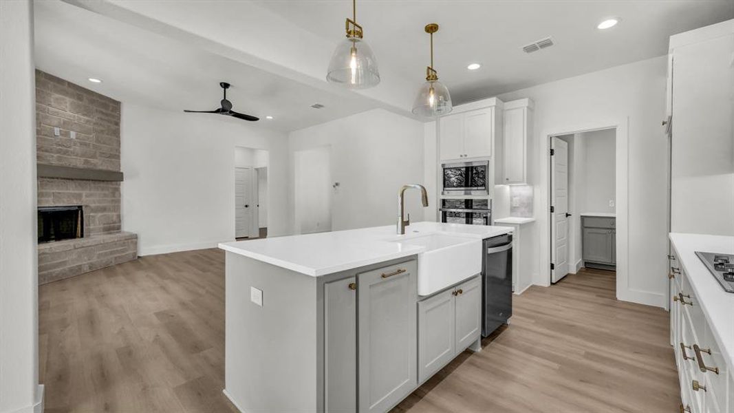 Furnished interior view inside a new home in , Weatherford (Image 5). Furnished interior view inside a new home in , Weatherford (Image 5).