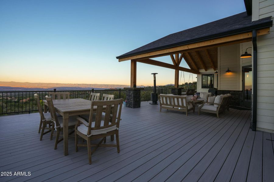 Back Deck with Endless Views