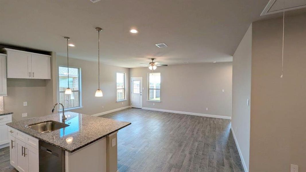 Spacious, unfurnished interior of a new home in Bella Vista, Granbury (Image 12). Spacious, unfurnished interior of a new home in Bella Vista, Granbury (Image 12).
