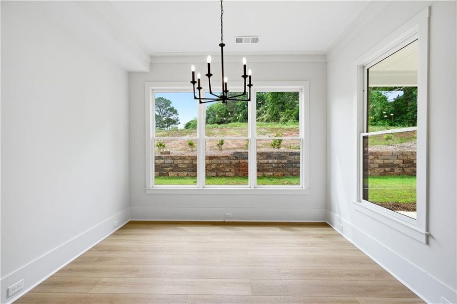 Spacious, unfurnished interior of a new home in , Monroe (Image 38).
