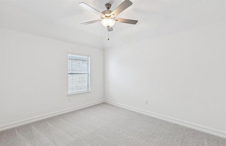 Secondary bedroom designed for comfort and convenience Secondary bedroom designed for comfort and convenience