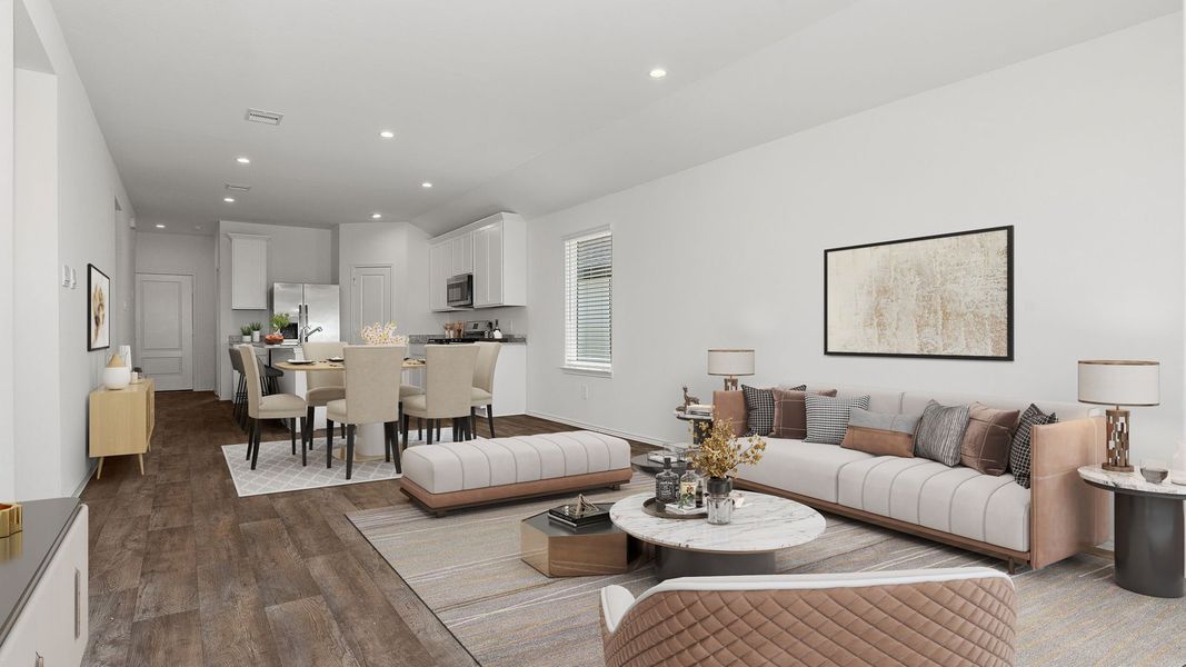 Furnished interior view inside a new home in Tamarron, Fulshear (Image 12). Furnished interior view inside a new home in Tamarron, Fulshear (Image 12).