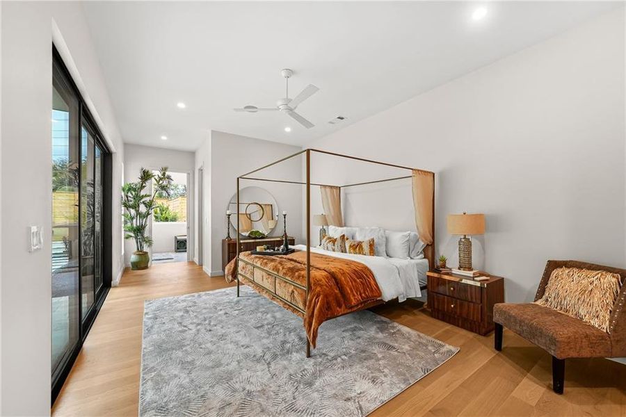 Furnished interior view inside a new home in , Atlanta (Image 42).