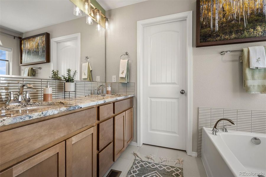 Furnished interior view inside a new home in , Colorado Springs (Image 43).