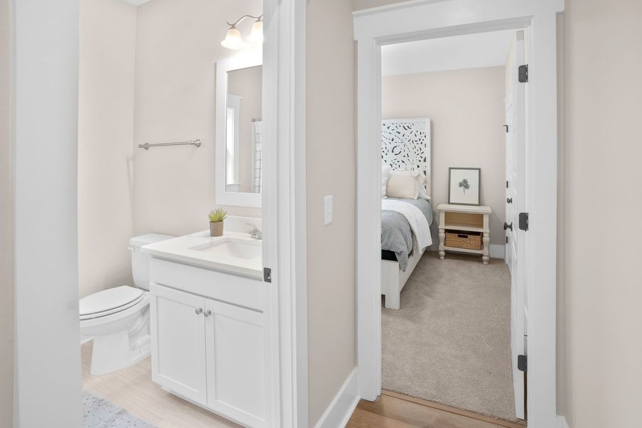 Furnished interior view inside a new home in The Sanctuary at Sunset Beach, Sunset Beach (Image 36).