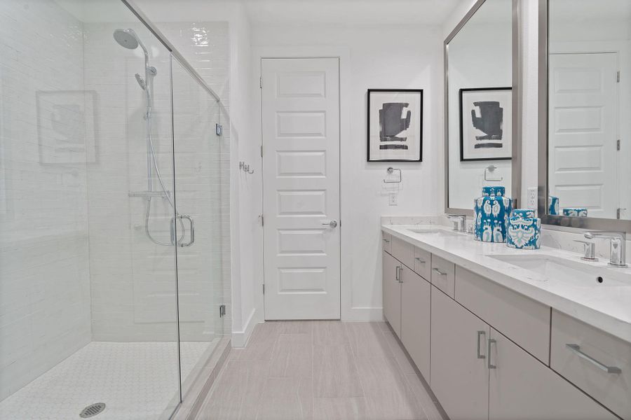 Furnished interior view inside a new home in Bluebonnet Lofts, Austin (Image 14).