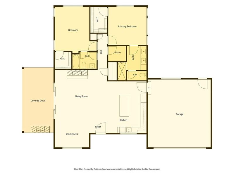 2D floor plan layout of this home in , Blairsville, GA (Image 3).