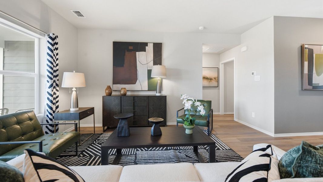 Furnished interior view inside a new home in Dry Creek, Bridgeport (Image 16). Furnished interior view inside a new home in Dry Creek, Bridgeport (Image 16).