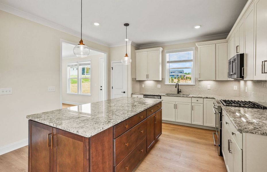 Beautiful Open Kitchen with Island