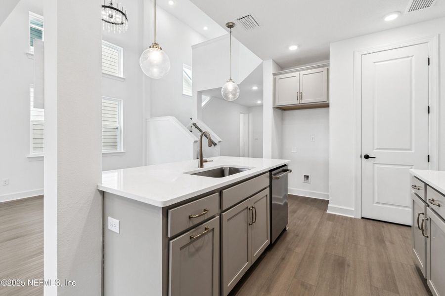 Furnished interior view inside a new home in Evergreen Island at Silverleaf - Classic, St. Augustine (Image 4).