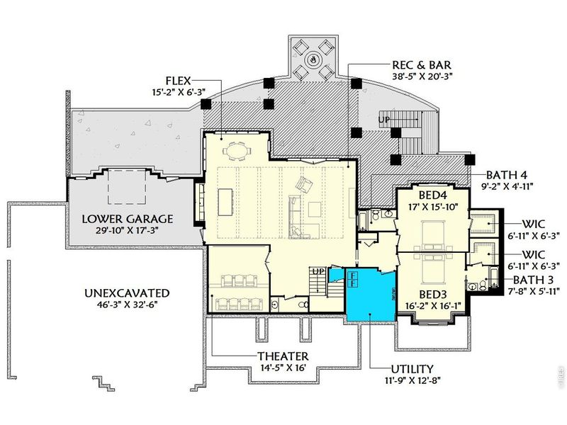 2D floor plan layout of this home in , Greeley, CO (Image 5).