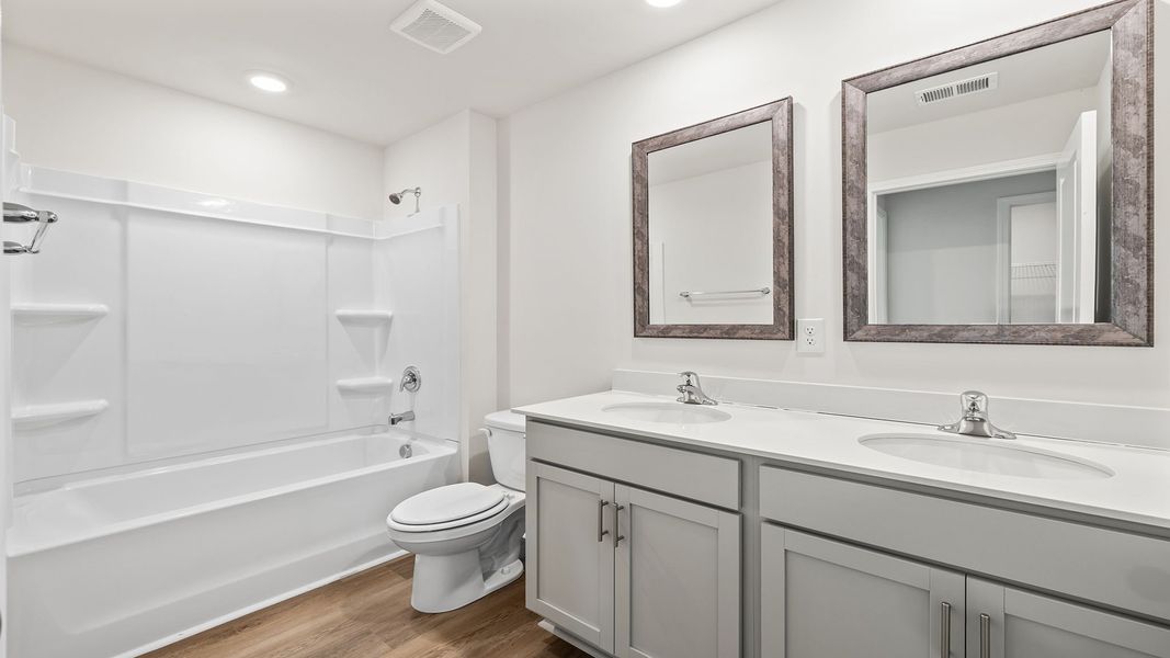 Furnished interior view inside a new home in Cloverdale Hills, Piedmont (Image 8).