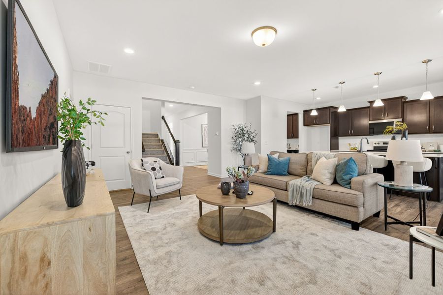 Furnished interior view inside a new home in Edgewater - The Links, Lancaster (Image 13).