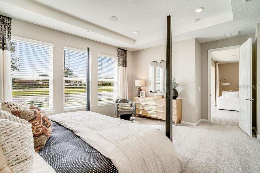 Furnished interior view inside a new home in Center Lake Ranch Community Group Page, St. Cloud (Image 4).