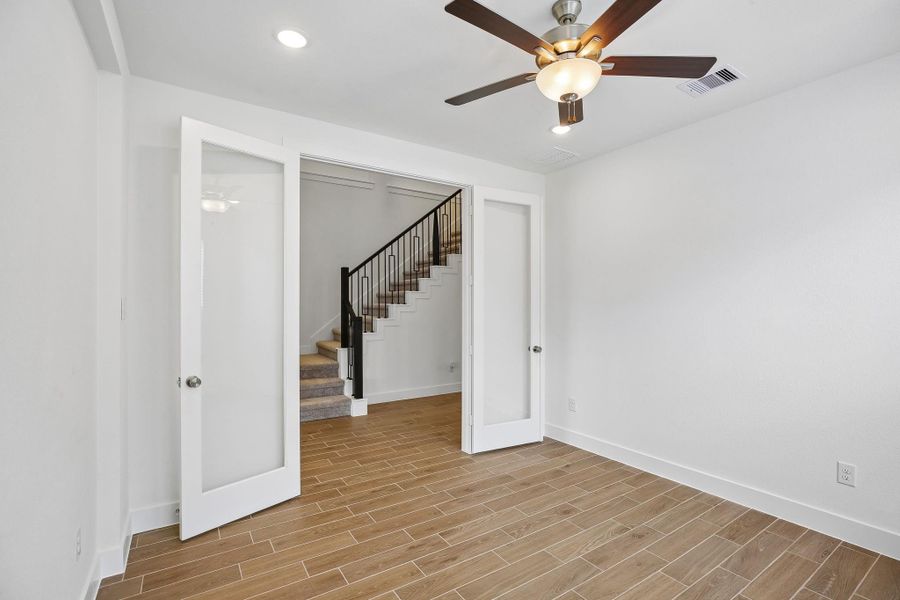 Spacious, unfurnished interior of a new home in The Trails 50's, New Caney (Image 24). Spacious, unfurnished interior of a new home in The Trails 50's, New Caney (Image 24).