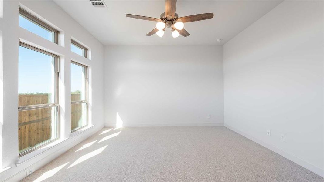 Spacious, unfurnished interior of a new home in The Heights At Uptown Celina 45', Celina (Image 14). Spacious, unfurnished interior of a new home in The Heights At Uptown Celina 45', Celina (Image 14).