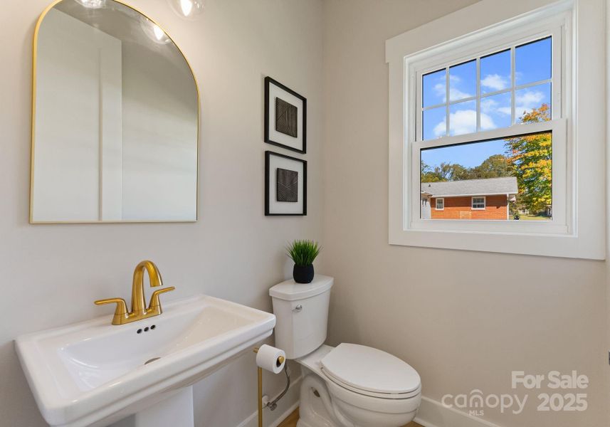 Half Bathroom on Main Level